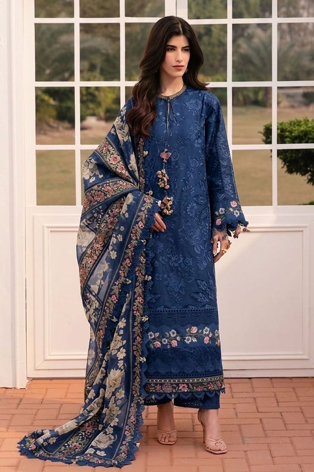 Blue Lawn Formal Wear Suit Online in Dubai UAE Abudhabi Ajman Sharjah