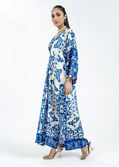 Blue Raw Silk Kurta Set Online in Sri Lanka India Australia