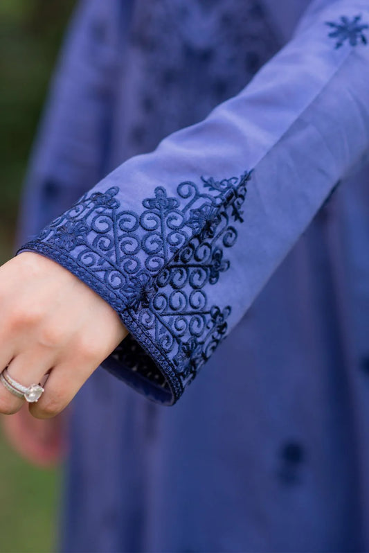 Twilight Blue Kurta with Straight Pants