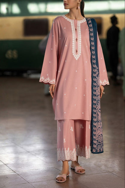 Blush Embroidered Lawn Shalwar Kameez Online in Dubai UAE Abudhabi Ajman Sharjah
