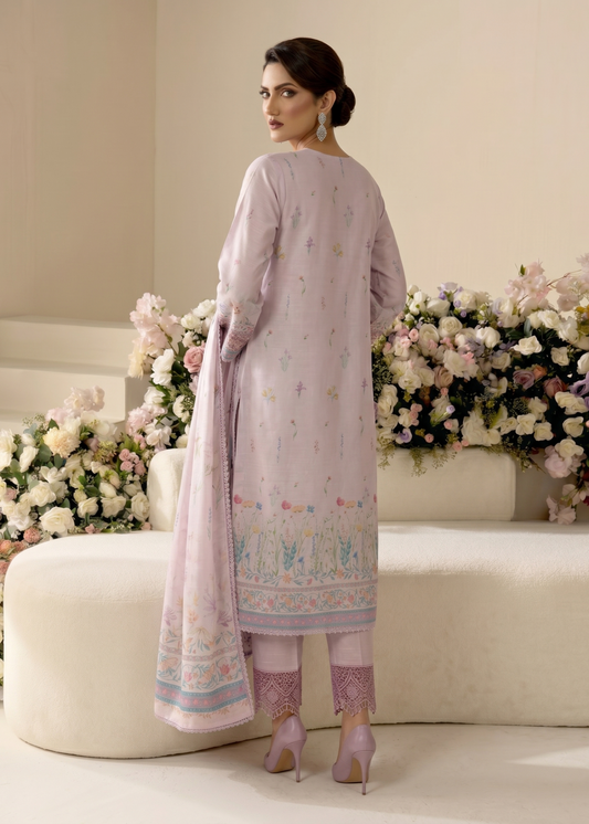 Blush Pink Raw Silk Embroidered Festive Suit Online in Dubai DXB UAE Abudhabi Meena Bazaar