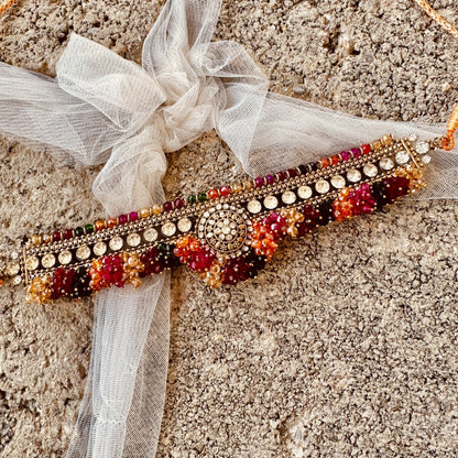 Bridal Crystal Choker Set Online in KSA Riyadh Saudi Arabia Oman Bahrain Qatar