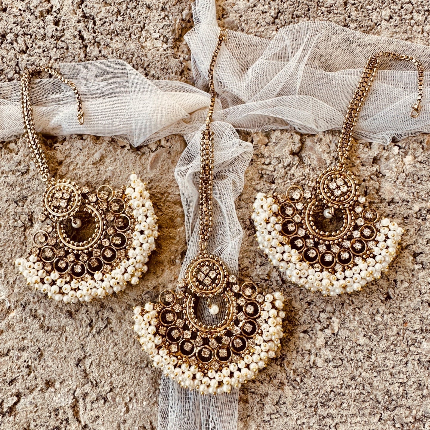 Bridal Gajra Jewellery Set Online in KSA Riyadh Saudi Arabia Oman Bahrain Qatar