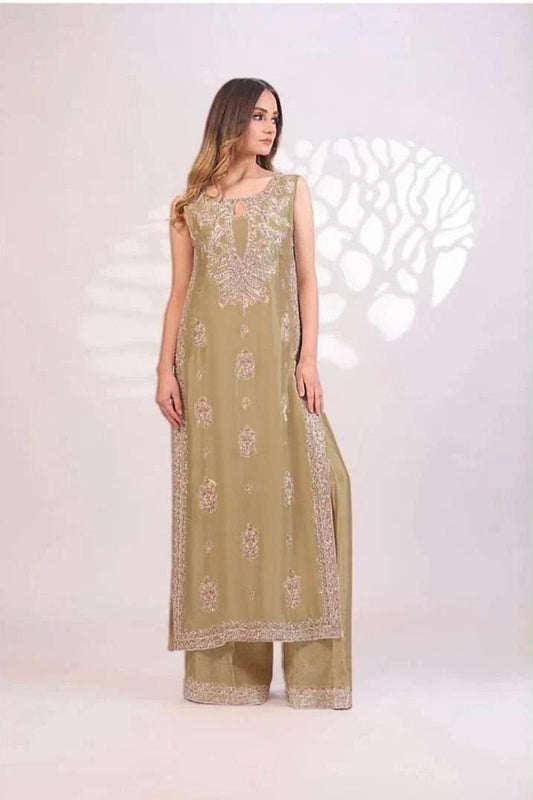 Chiffon Pakistani Suit Online in Dubai UAE Abudhabi Ajman Sharjah