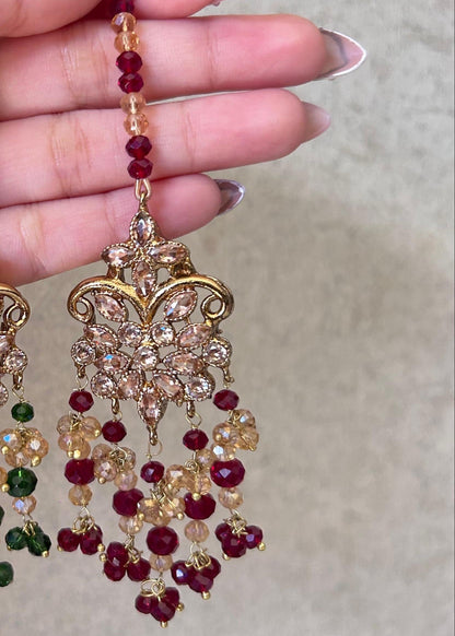 Bridal Jhumki Tika Jewellery Set Online in UK USA Canada