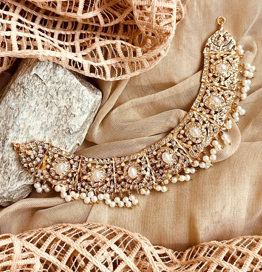 Bridal Pearl White Jewellery Set Online in UK USA Canada
