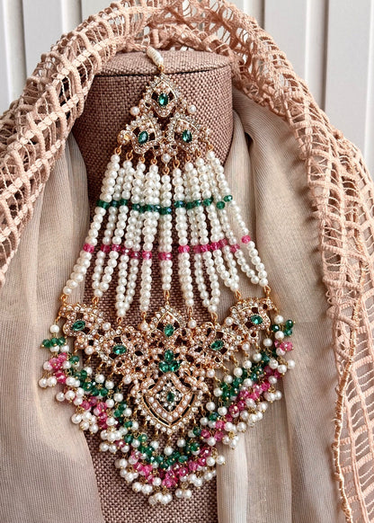Bridal Stone Work Necklace Set Online in UK USA Canada