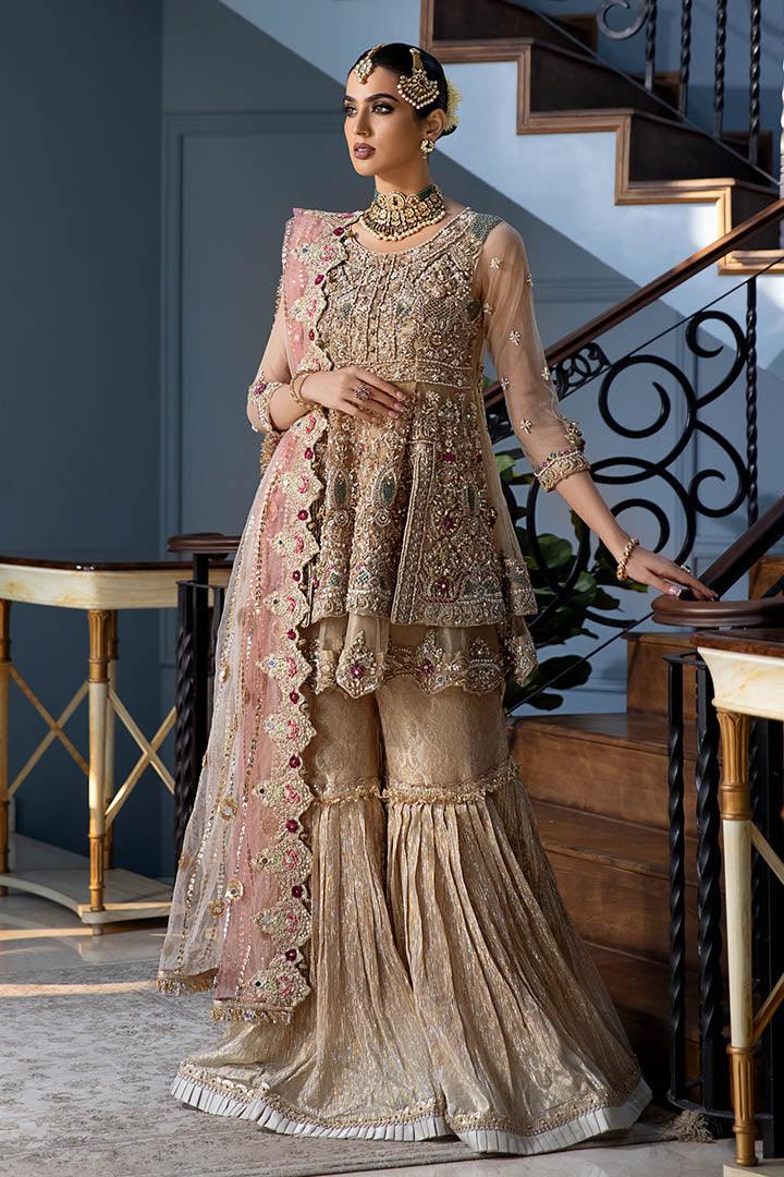 Readymade Hand Embroidered Bridal Gharara