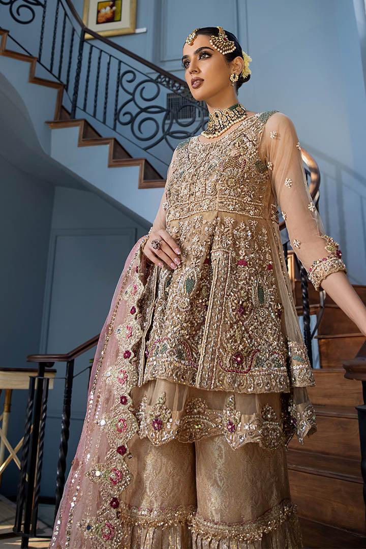 Readymade Hand Embroidered Bridal Gharara