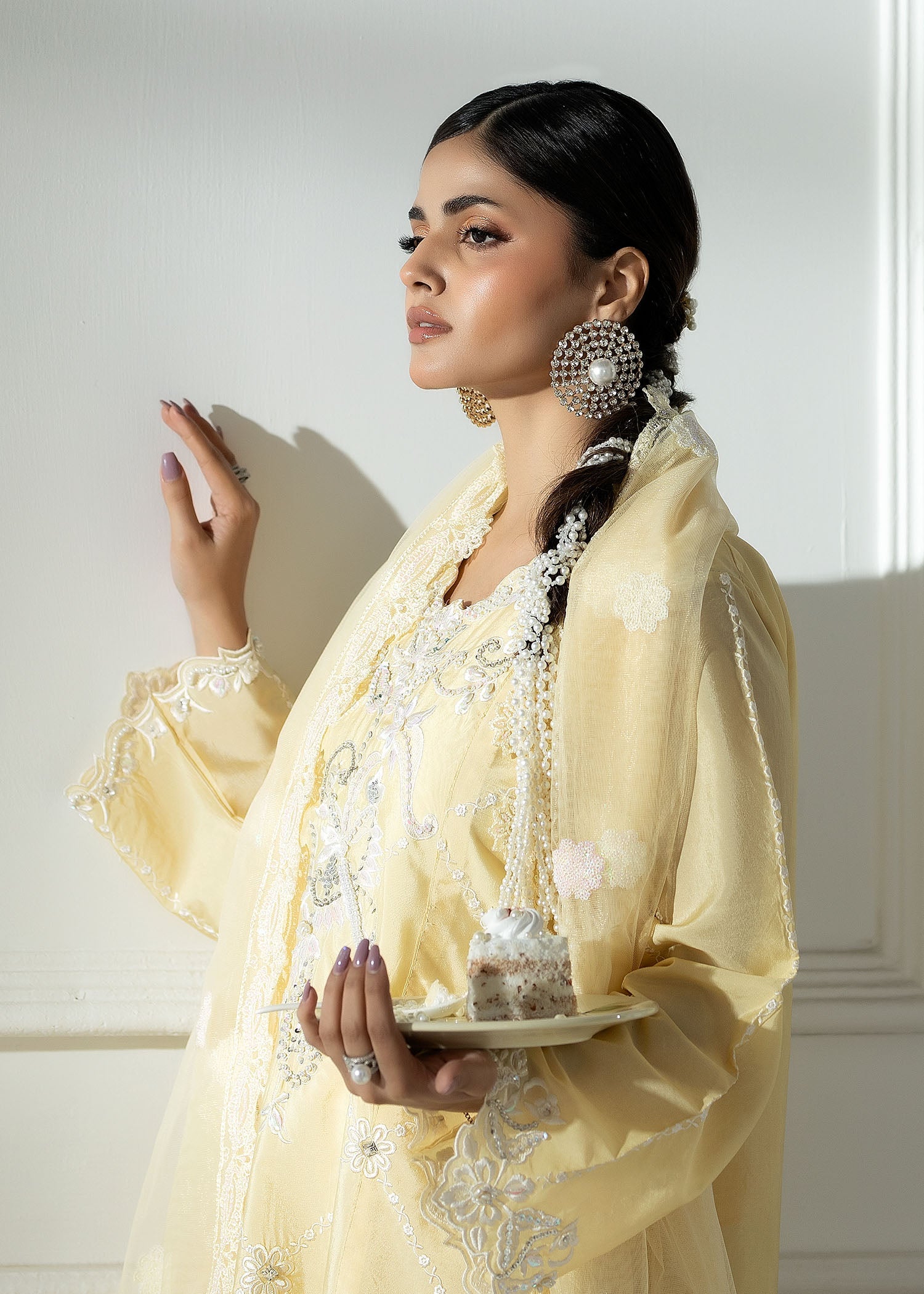 Butter Silk Straight Cut Kurta with Pants Online in Sri Lanka India Australia