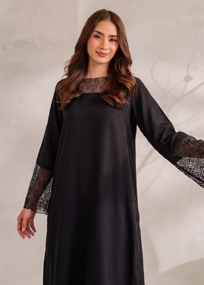 Buy Black Embroidered Kaftan Online in Dubai DXB UAE Abudhabi Meena Bazaar