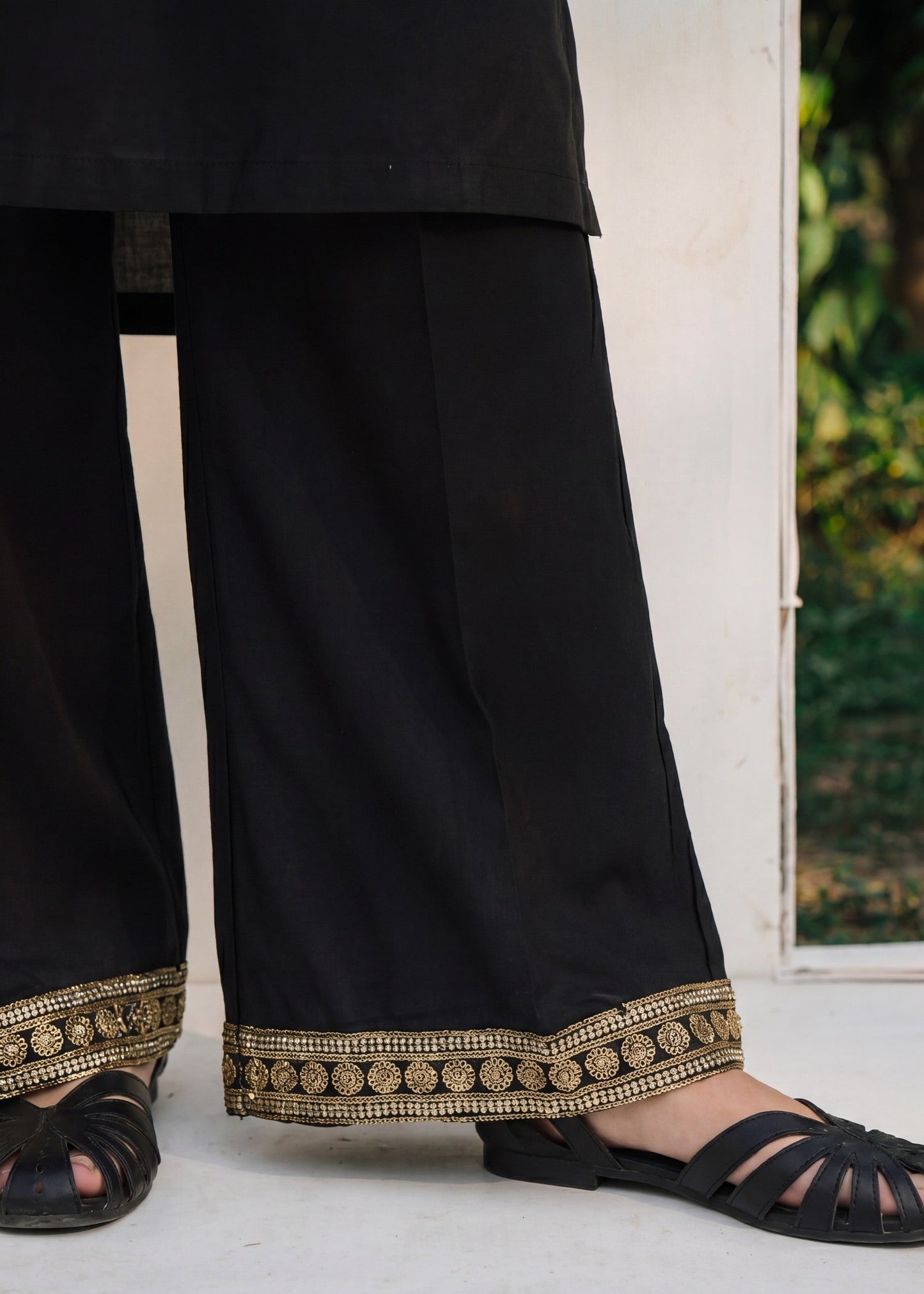 Buy Black Embroidered Lawn Kurta Set Online in Sri Lanka India Australia