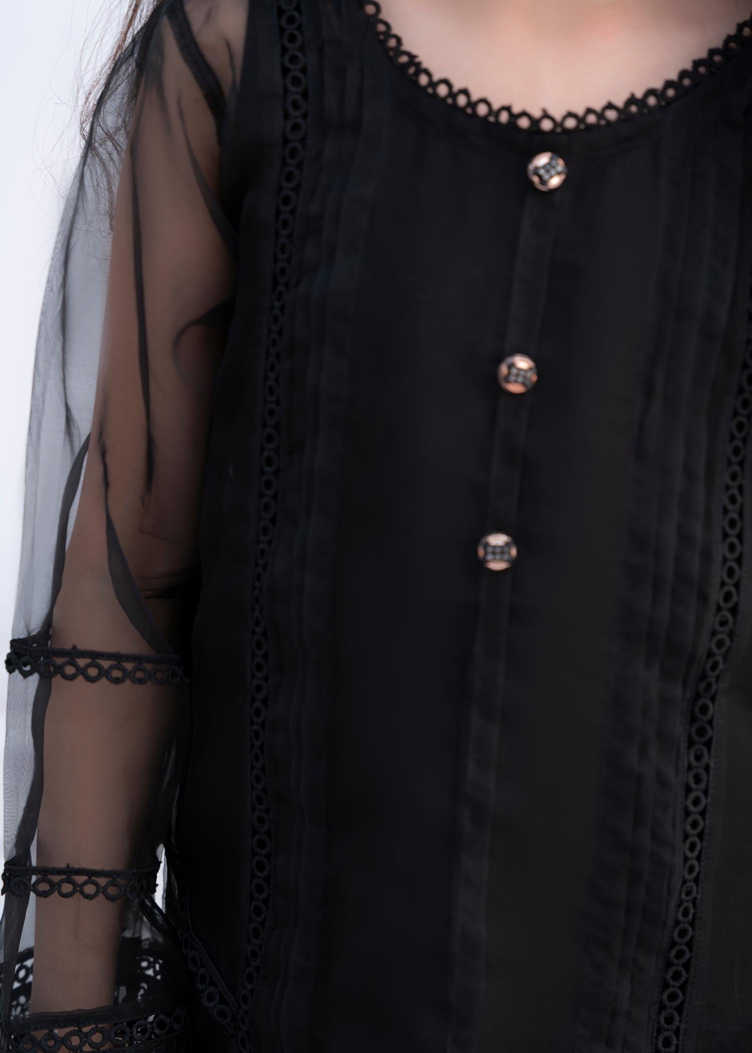 Buy Black Organza Embroidered Party Wear Suit Online in Sri Lanka India Australia
