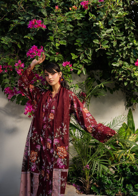 Buy Blood Red Lawn Suit Online in Sri Lanka India Australia