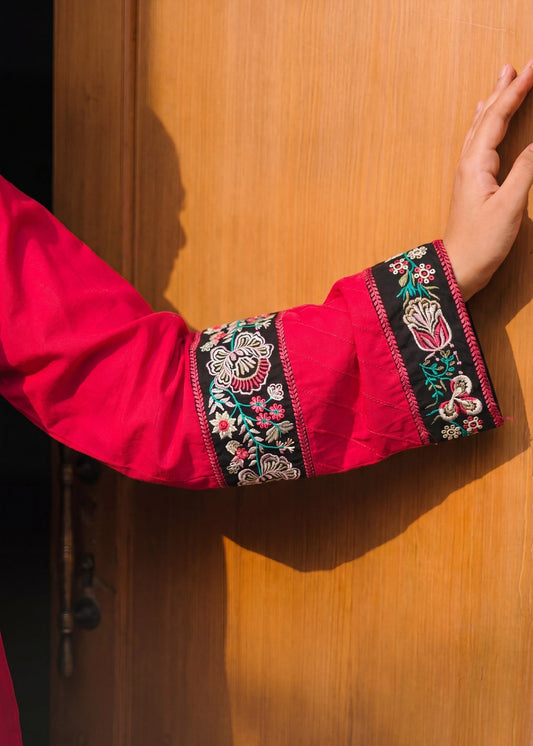 Buy Deep Pink Lawn Dress Material Online in Sri Lanka India Australia