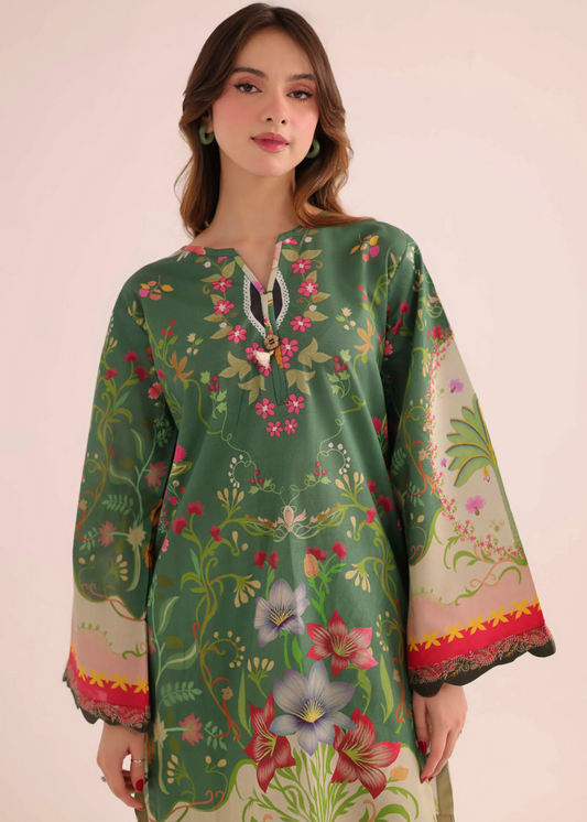 Buy Green Straight Cut Kurta Set Online in Dubai DXB UAE Abudhabi Meena Bazaar
