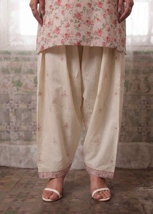 Buy Ivory Embroidered Lawn Dress Material Online in Sri Lanka India Australia