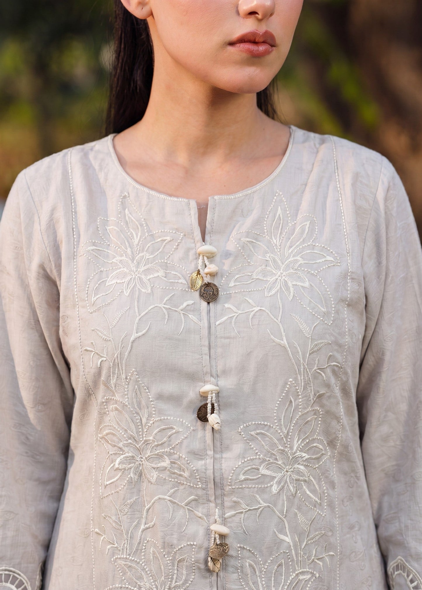 Buy Ivory Embroidered Lawn Suit Online in Sri Lanka India Australia