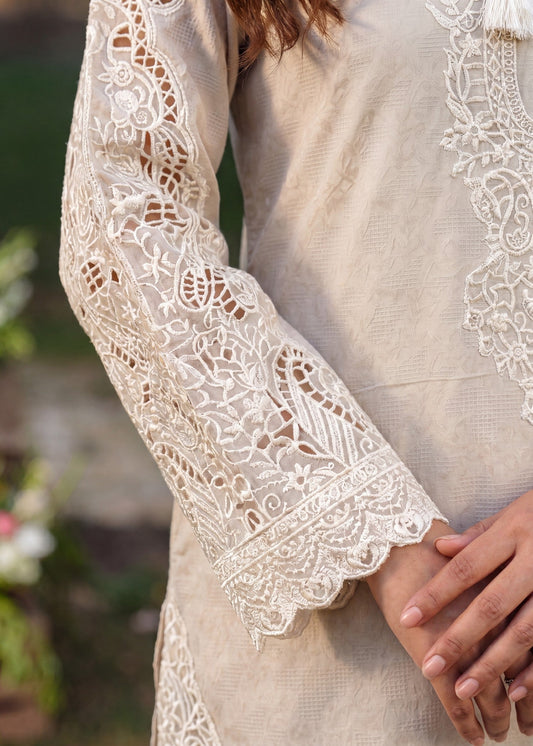 Buy Ivory Lawn Dress Material Online in Sri Lanka India Australia