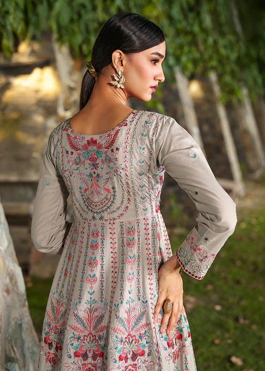 Buy Ivory Lawn Embroidered Pakistani Suit Online in Dubai DXB UAE Abudhabi Meena Bazaar