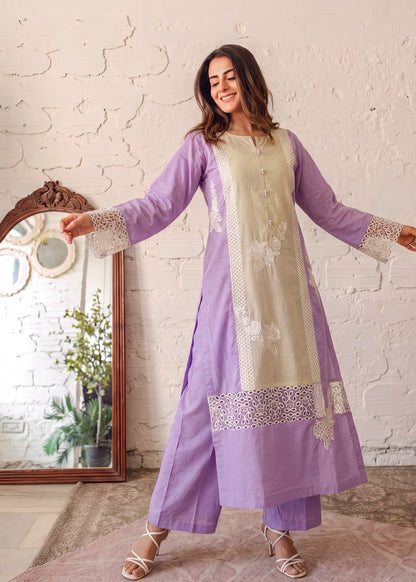 Buy Lilac Lawn Embroidered Suit Online in Sri Lanka India Australia