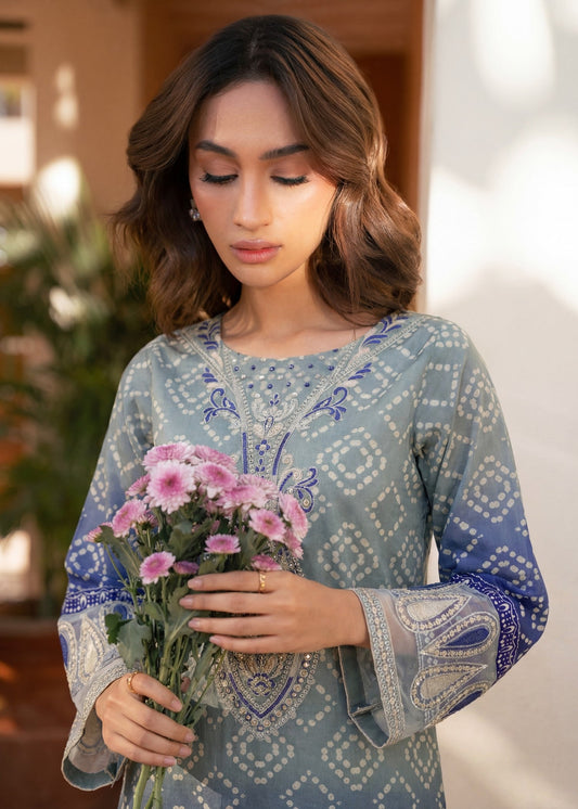 Buy Multi Embroidered Lawn Kurta Suit Online in Dubai DXB UAE Abudhabi Meena Bazaar