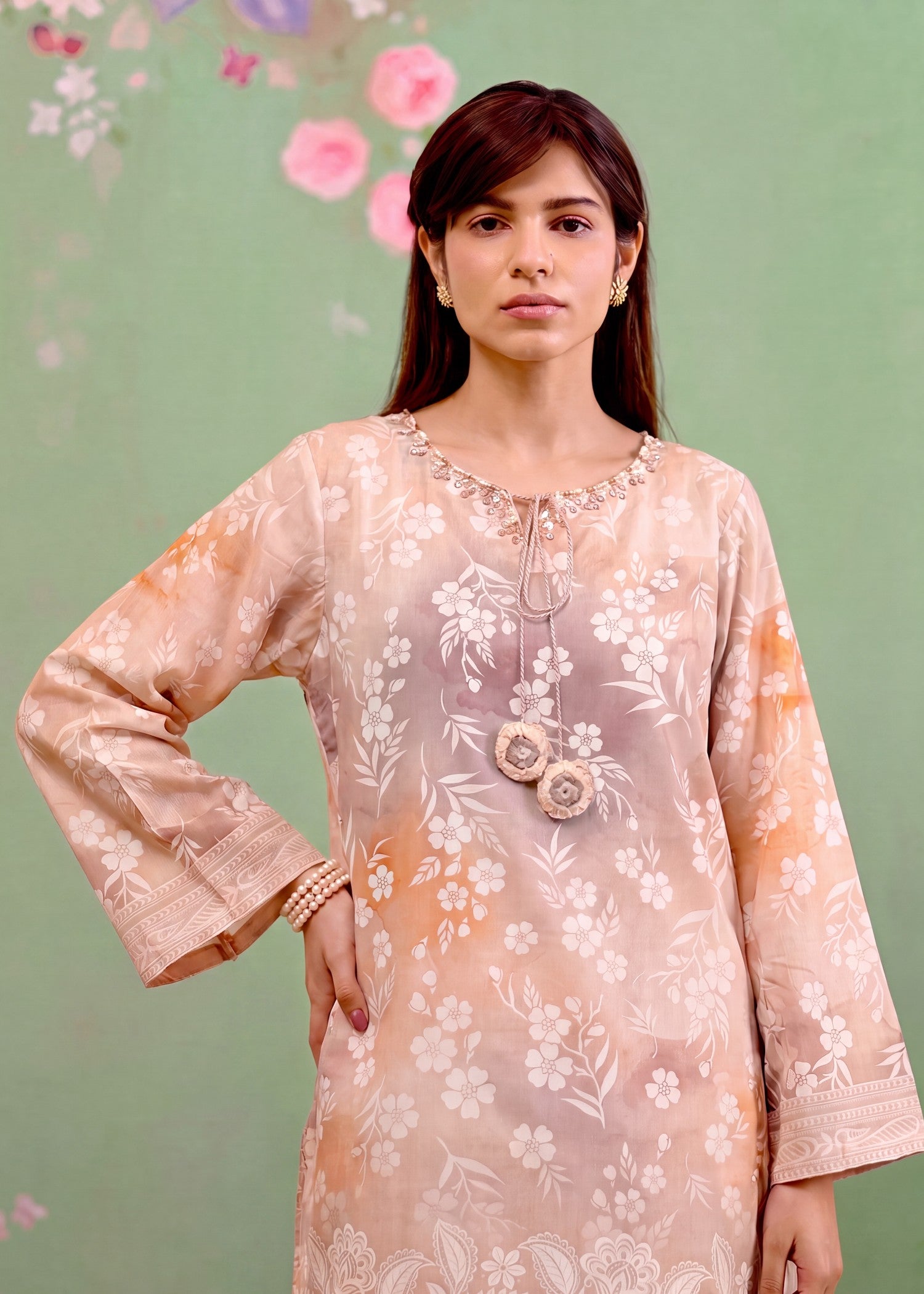 Buy Multi Lawn Sharara Kurta Set Online in Sri Lanka India Australia
