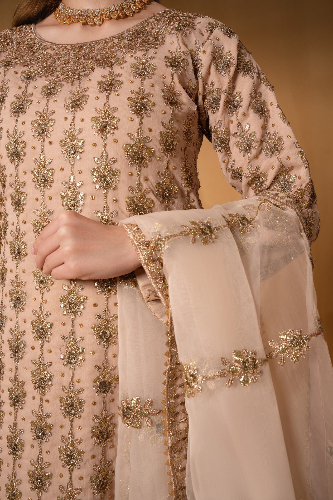 Buy Peach Pink Raw Silk Embroidered Suit Online in Sri Lanka India Australia
