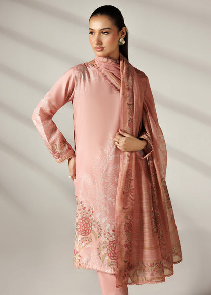 Buy Peach Printed Lawn Suit for Women Online in Dubai DXB UAE Abudhabi Meena Bazaar