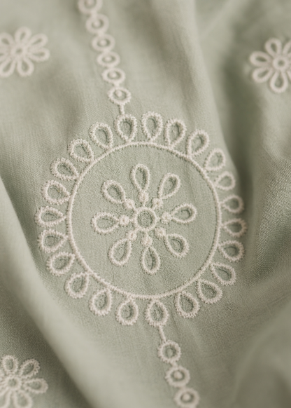 Buy Pistachio Green Lawn Embroidered 3 Piece Suit Online in Sri Lanka India Australia