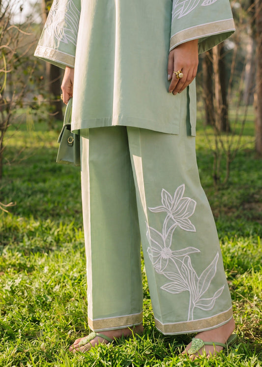Buy Pistachio Green Lawn Suit Online in Sri Lanka India Australia