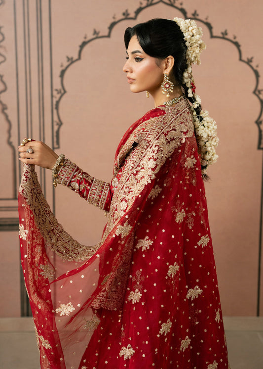 Buy Red Embroidered Formal Anarkali Maxi Online in Dubai DXB UAE Abudhabi Meena Bazaar