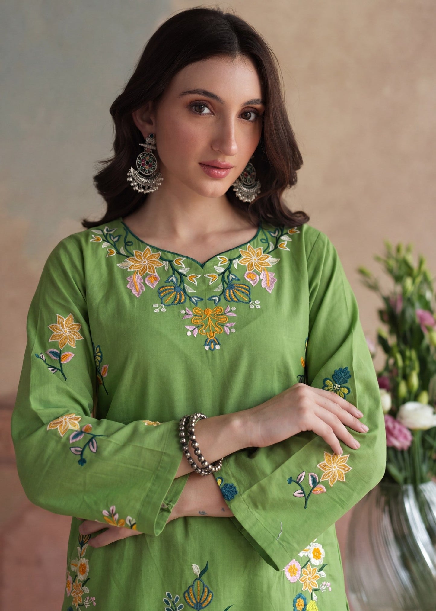Buy Sea Green Embroidered Pakistani Suit Online in Dubai DXB UAE Abudhabi Meena Bazaar