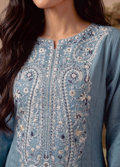 Carolina Blue Khaddar Sharara for Women Online in Sri Lanka India Australia