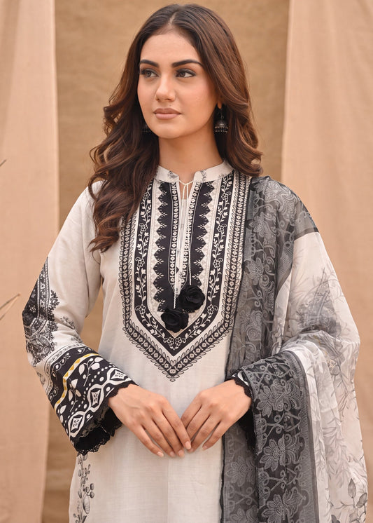 Chalk Lawn 3 Piece Suit for Women Online in Sri Lanka India Australia