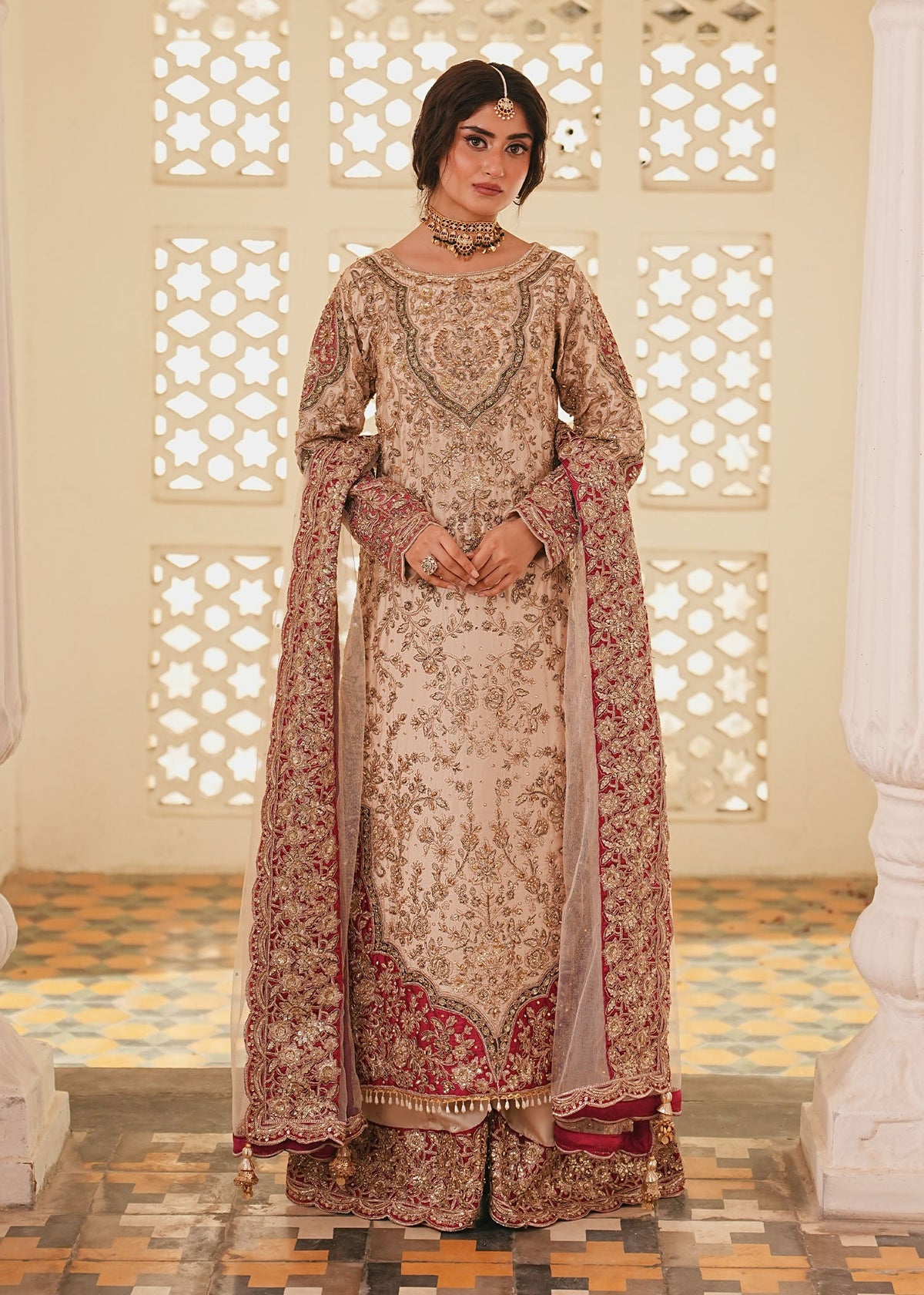 Champagne Charmuse Designer Salwar Suit Online in Sri Lanka India Australia