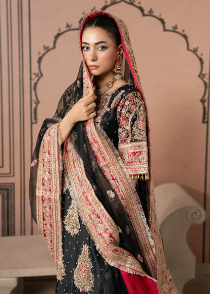 Charcoal Black Shamooz Salwar Kameez Wedding Guest Wear Online in KSA Riyadh Saudi Arabia Oman Bahrain Qatar