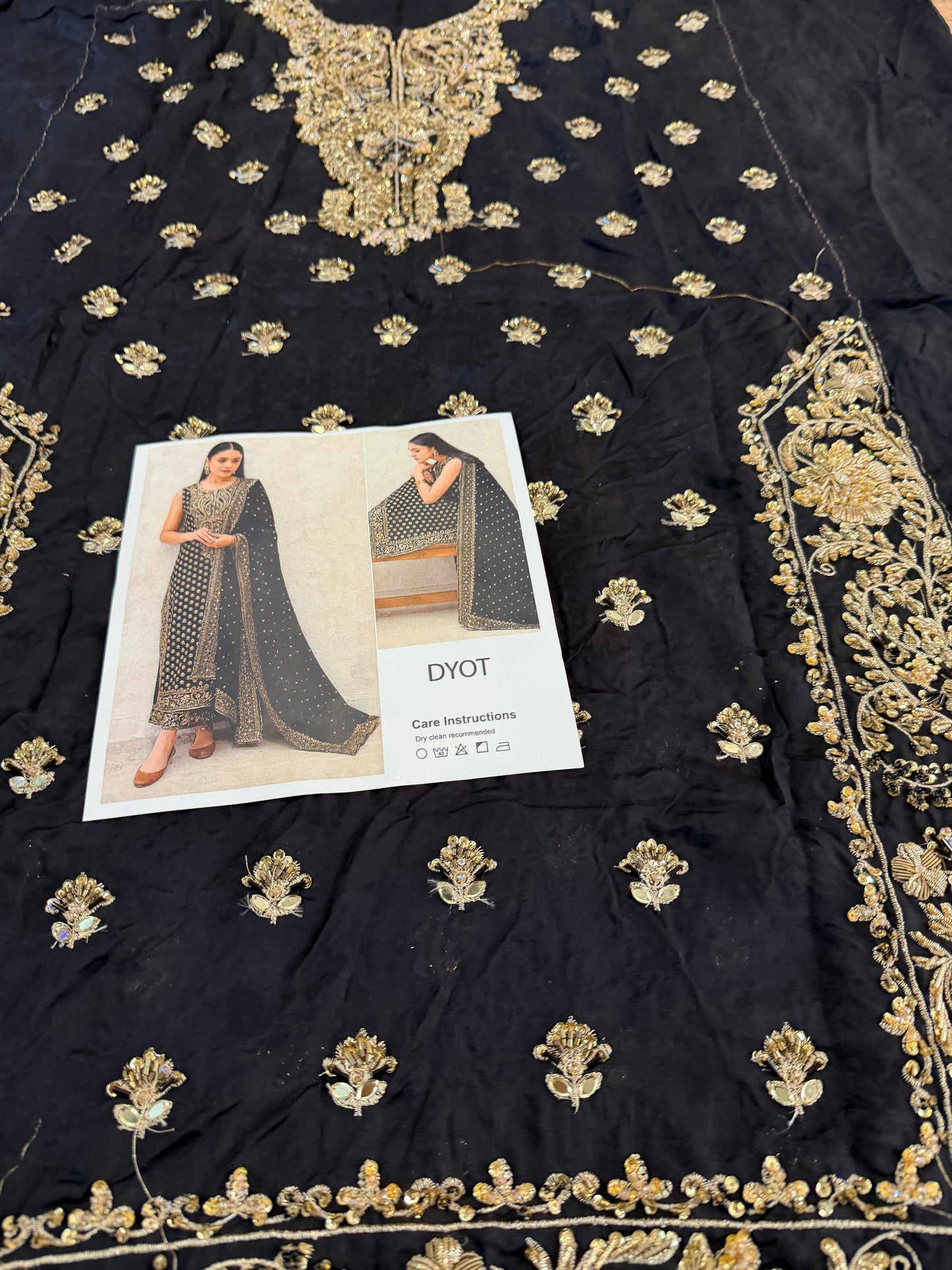 Chiffon Black Wedding Suit with Sequins Online in UK USA Canada