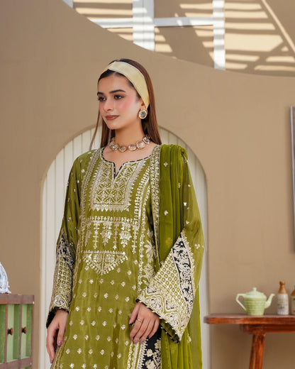 Designer Silk Salwar Suit with Dupatta Online in Sri Lanka India Australia