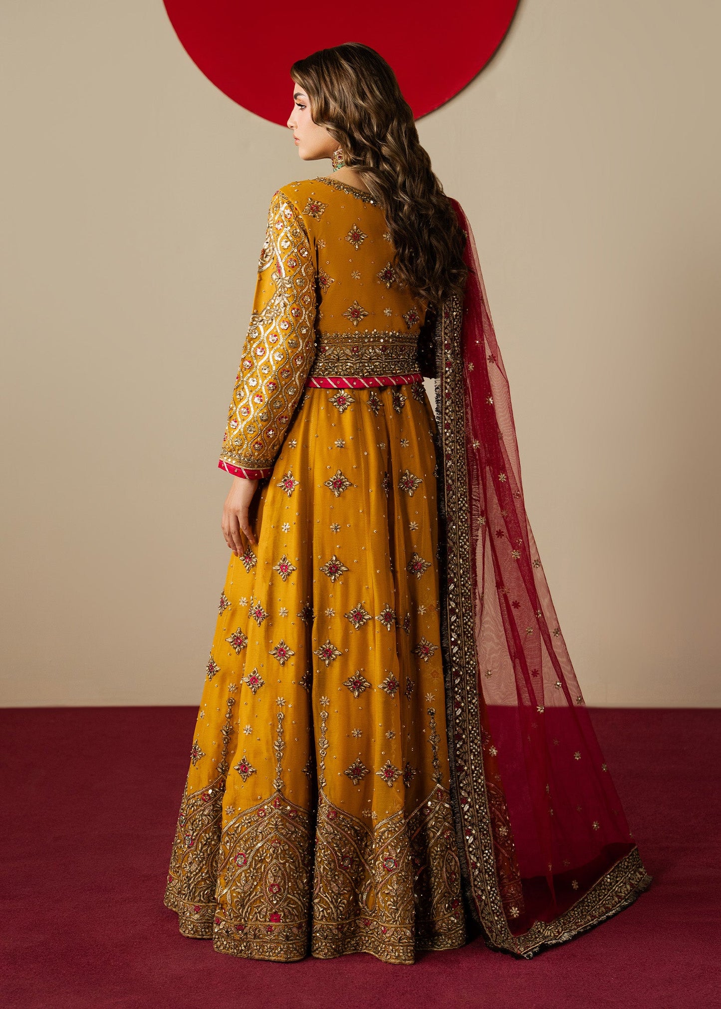 Chiffon Embroidered Lehenga for Women Online in UK USA Canada