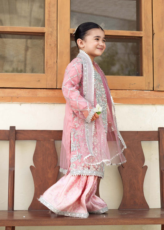 Chiffon Gharara Suit for Girls Online in Dubai DXB UAE Abudhabi Meena Bazaar