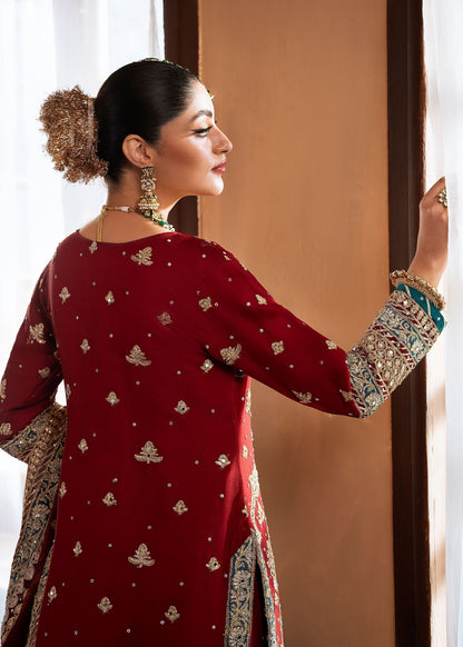 Chiffon Gharara with Dupatta Online in Dubai UAE Abudhabi Ajman Sharjah
