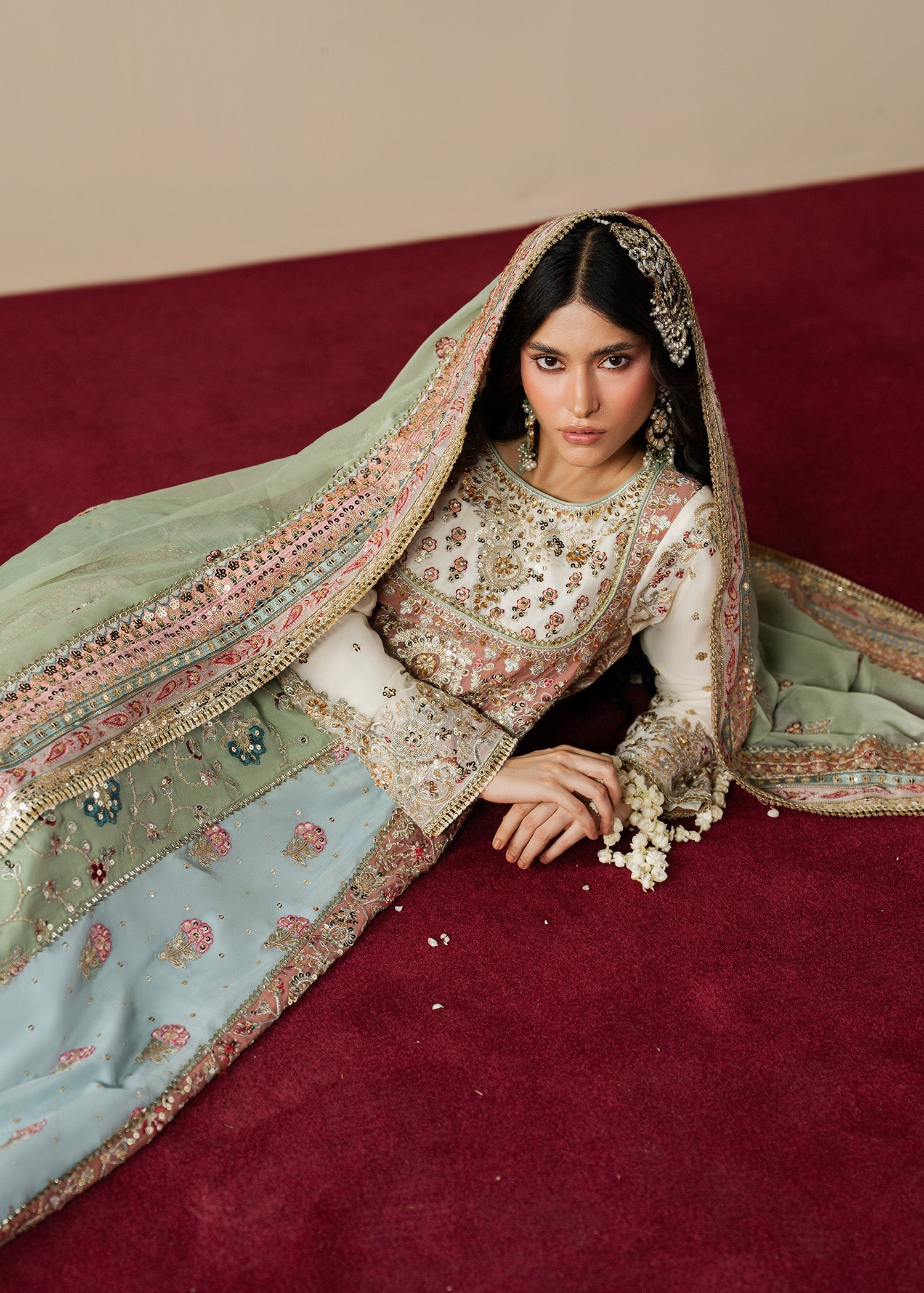 Chiffon Maxi with Sequins Online in Dubai UAE Abudhabi Ajman Sharjah