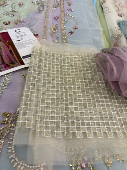Chiffon Salwar Suit for Ladies Online in KSA Riyadh Saudi Arabia Oman Bahrain Qatar