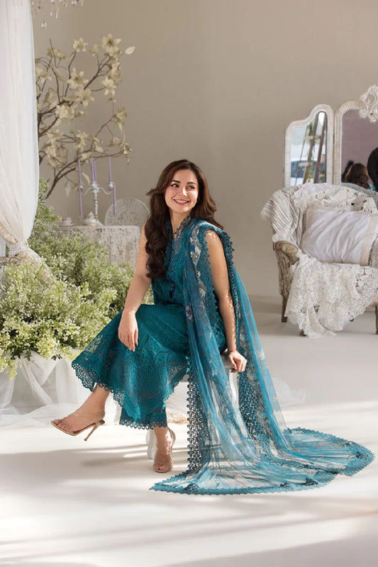 Sea Green Chikankari Lawn Suit