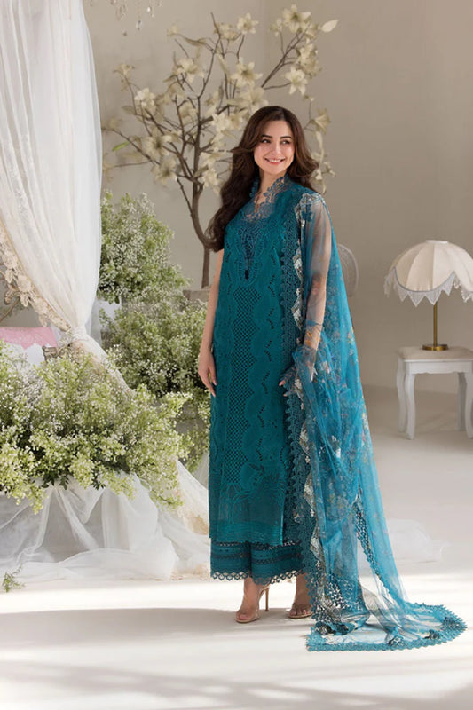 Sea Green Chikankari Lawn Suit