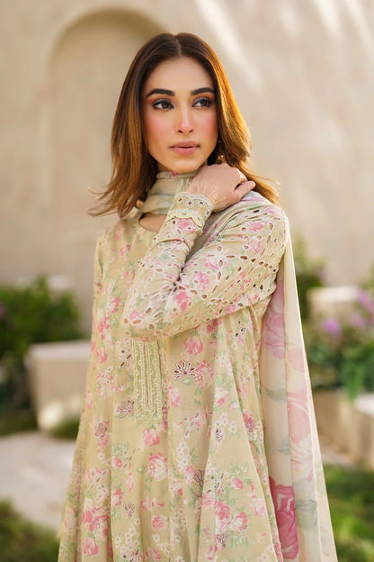 Chikankari Lawn Suit with Chiffon Dupatta