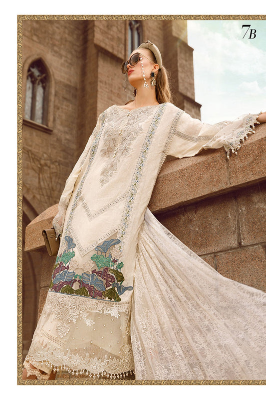 Creamy White Chikankari Lawn Suit