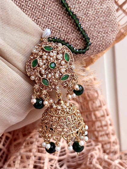 Classic Royal Green Stone Choker Set Online in UK USA Canada