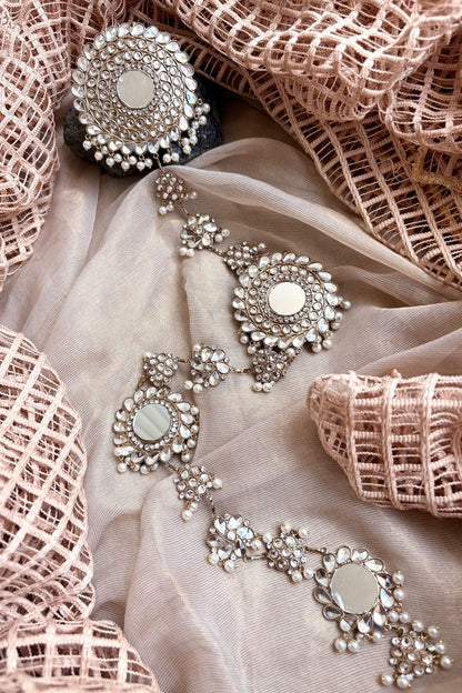 Copper Mirror Paranda for Festive Hairstyles Online in Dubai UAE Abudhabi Ajman Sharjah
